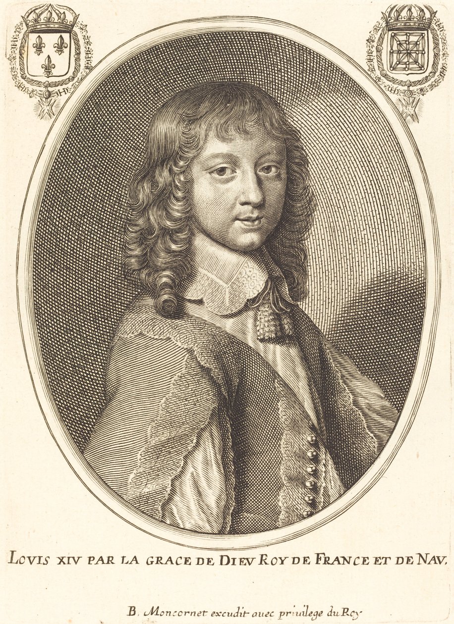 Ludvig XIV af Balthasar Moncornet