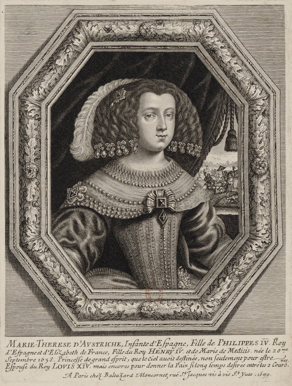 Moncornet, red - Marie Thérèse af Østrig af Balthasar Moncornet