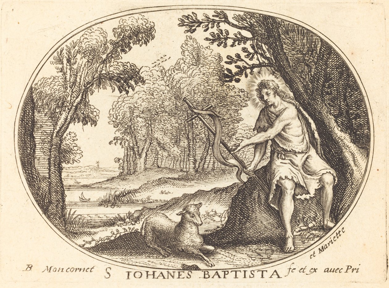 Sankt Johannes Døberen af Balthasar Moncornet