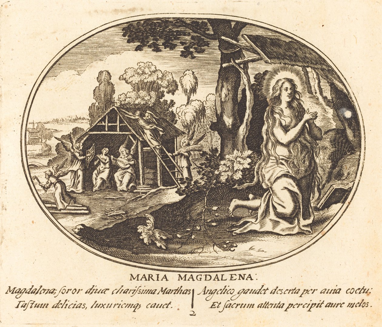 Maria Magdalens anger af Balthasar Moncornet