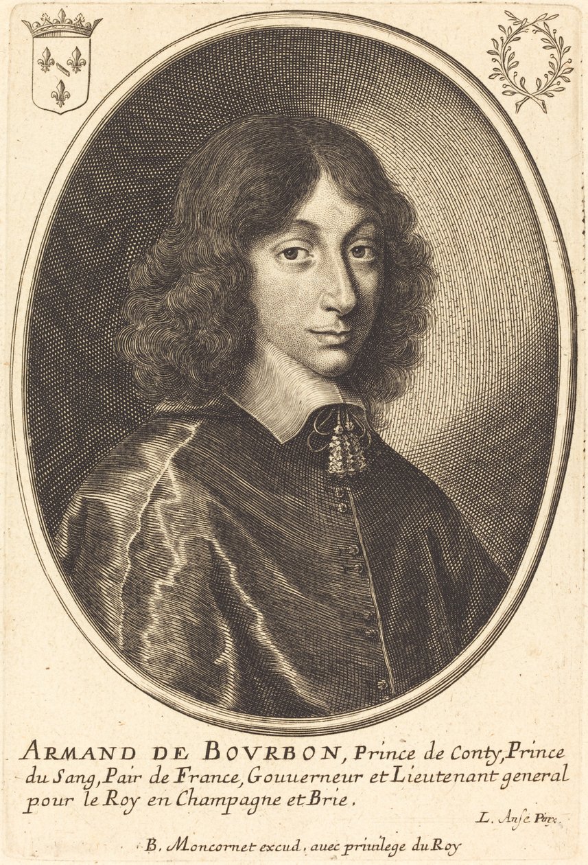 Armand af Bourbon af Balthasar Moncornet after Luggert van Anse