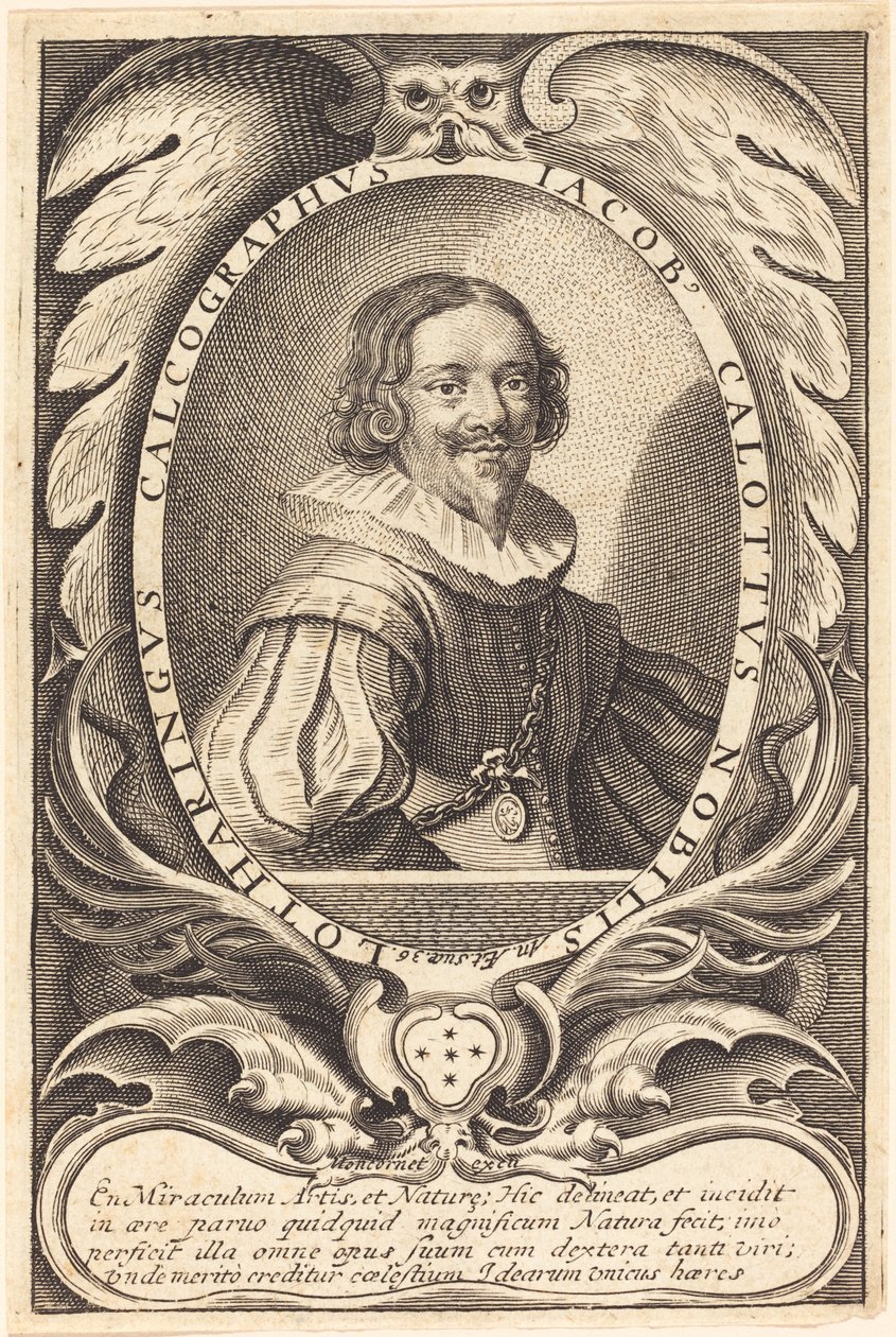Jacques Callot af Balthasar Moncornet after Michel Lasne
