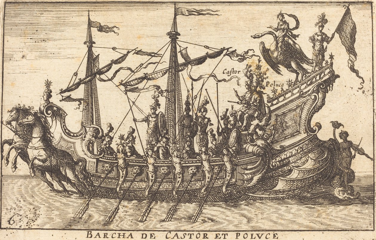Bercha de Castor er Poluce af Balthasar Moncornet after Remigio Cantagallina