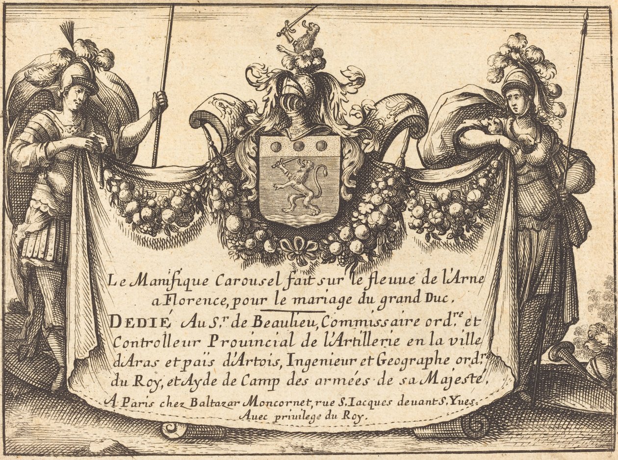 Titel side af Balthasar Moncornet after Remigio Cantagallina