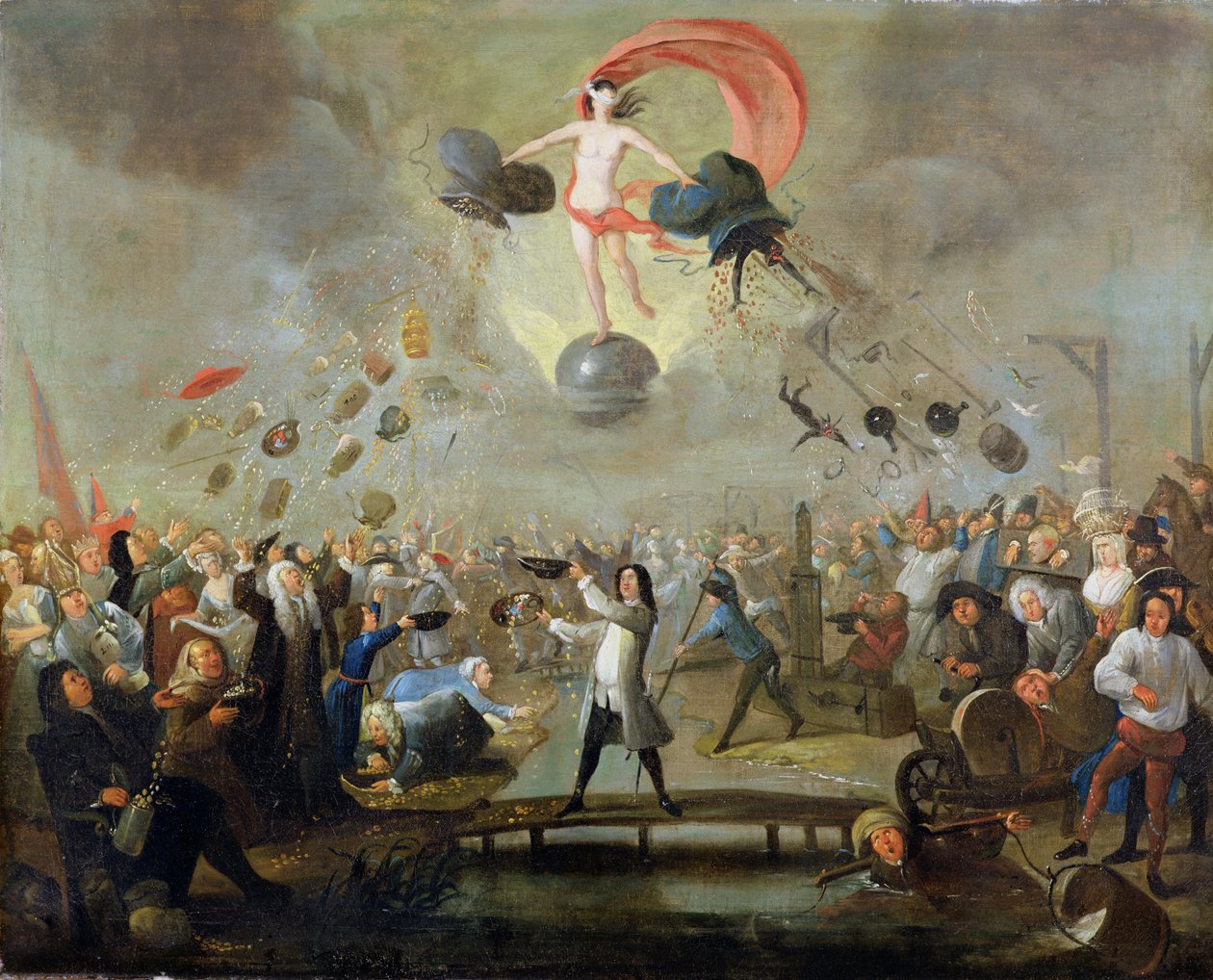 Allegory of Fortune, ca. 1730 (olie på lærred) af Balthasar Nebot