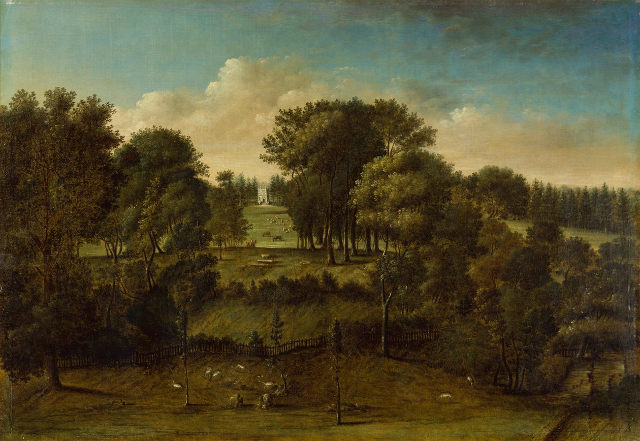 Studley Royal, Yorkshire (olie på lærred) af Balthasar Nebot