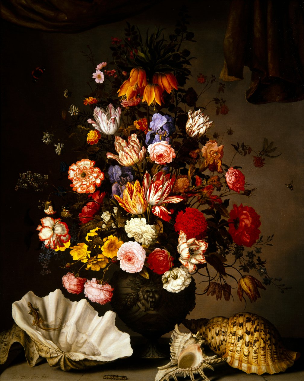 Et blomsterstilleben (maleri) af Balthasar van der Ast