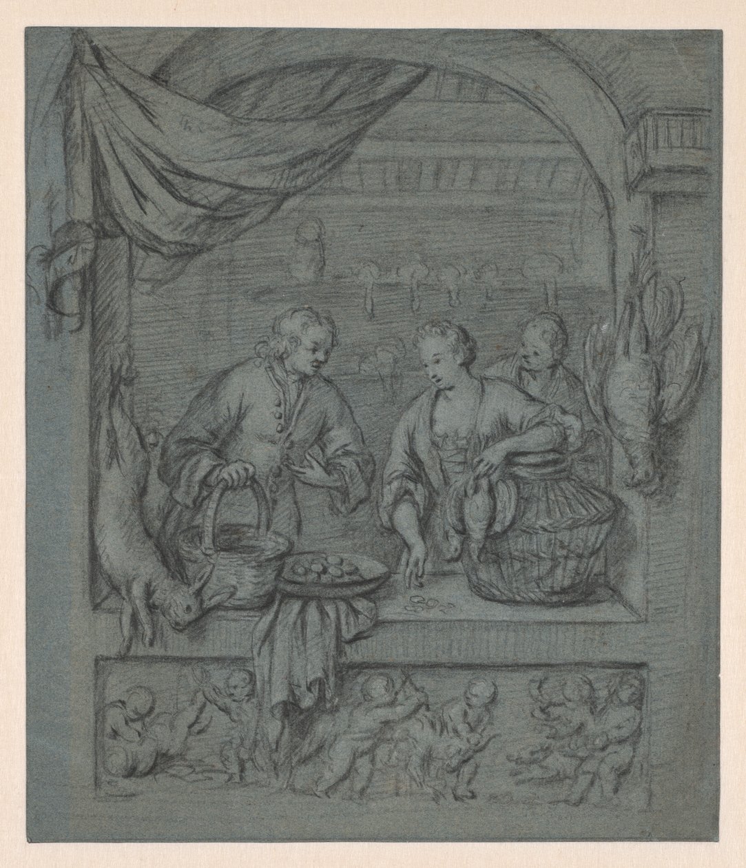 Fuglesælgeren af Balthasar van der Ast