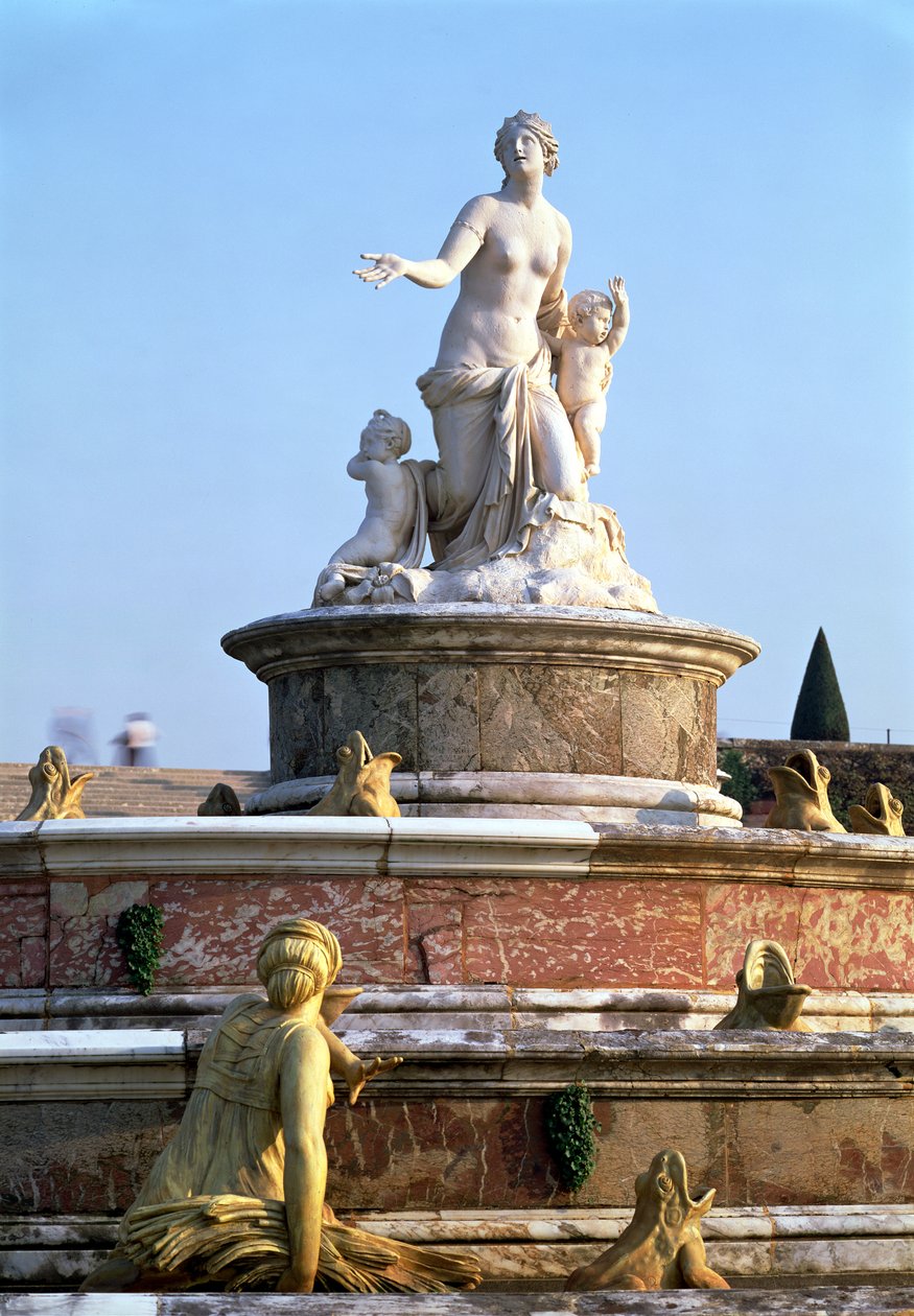 Latonas fontæne med Latonas centrale figur, 1667-70 (marmor og bly) af Balthazar Marsy