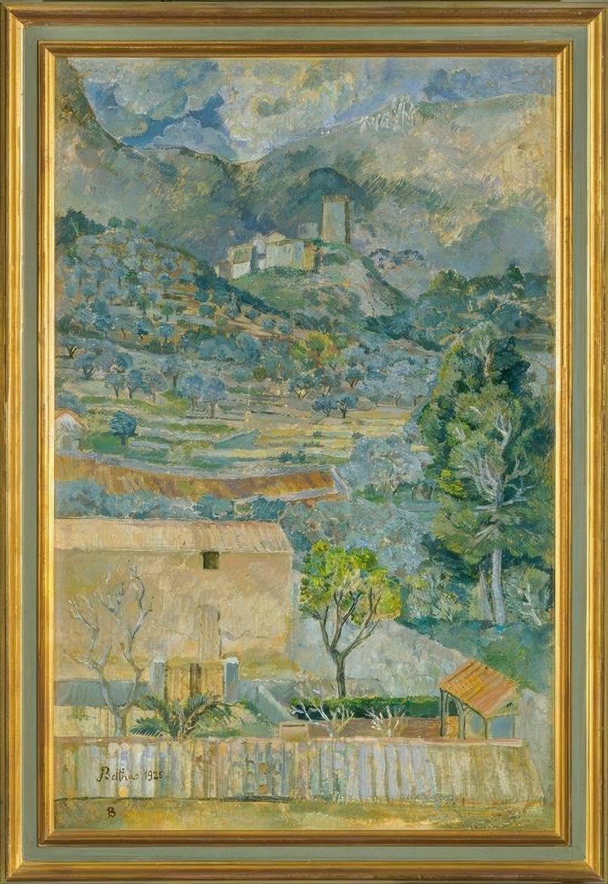 Provencalsk landskab af Baltusz Klossowski de Rola