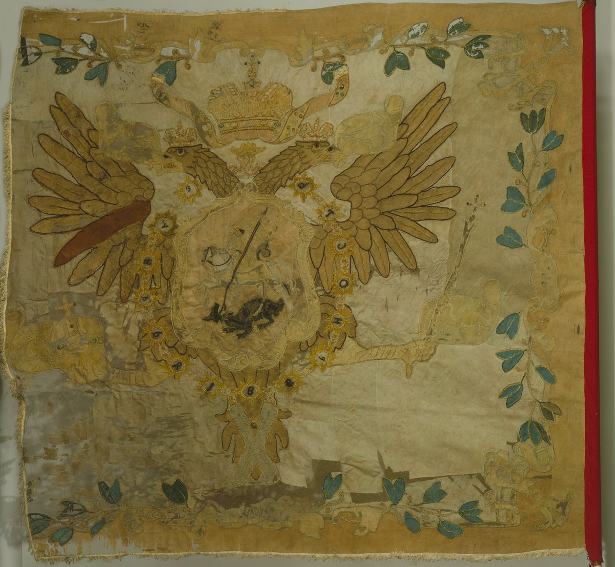 Saint Georges flag for infanteriregimentet på Anna Ioannovnas tid, 1730