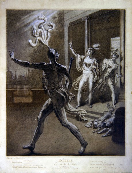 Don Juan and the Commendatore, illustration fra akt IV Scene 12 af 