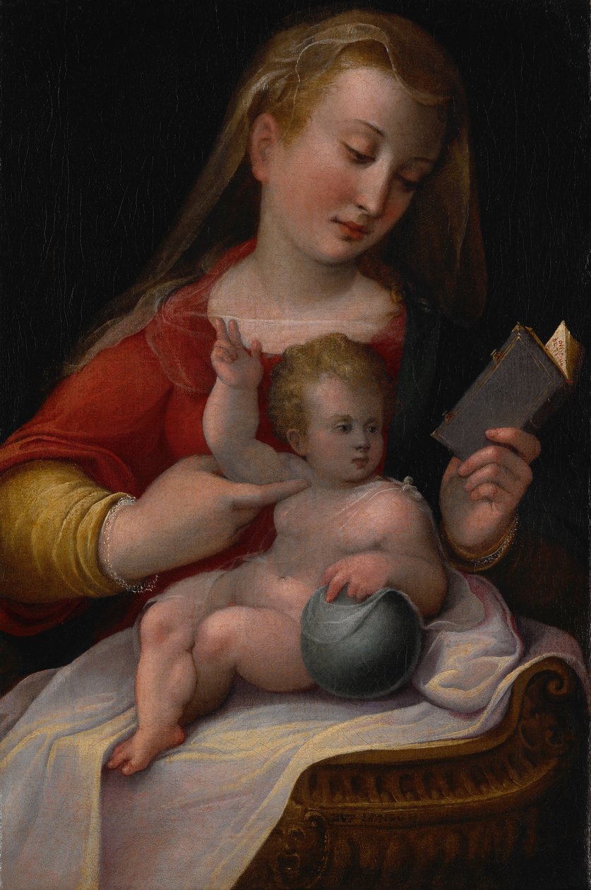 Madonna og barn af Barbara Longhi