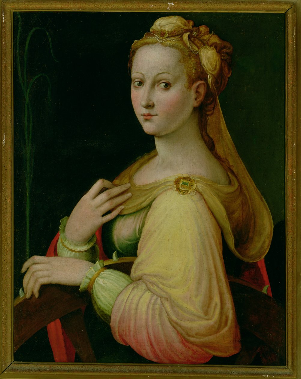 Den hellige Katarina af Alexandria af Barbara Longhi