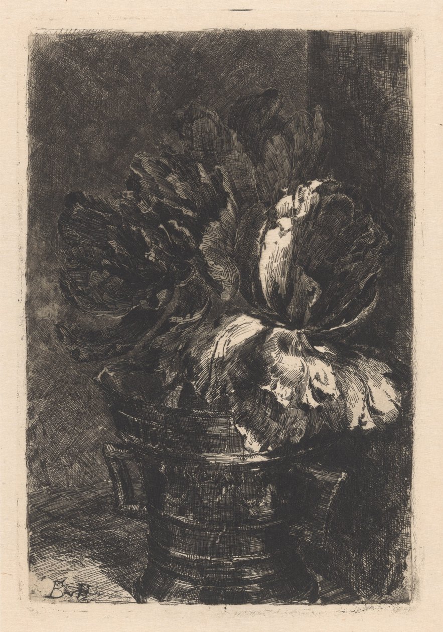 Tulipaner i kobbermørtel af Barbara Elisabeth van Houten