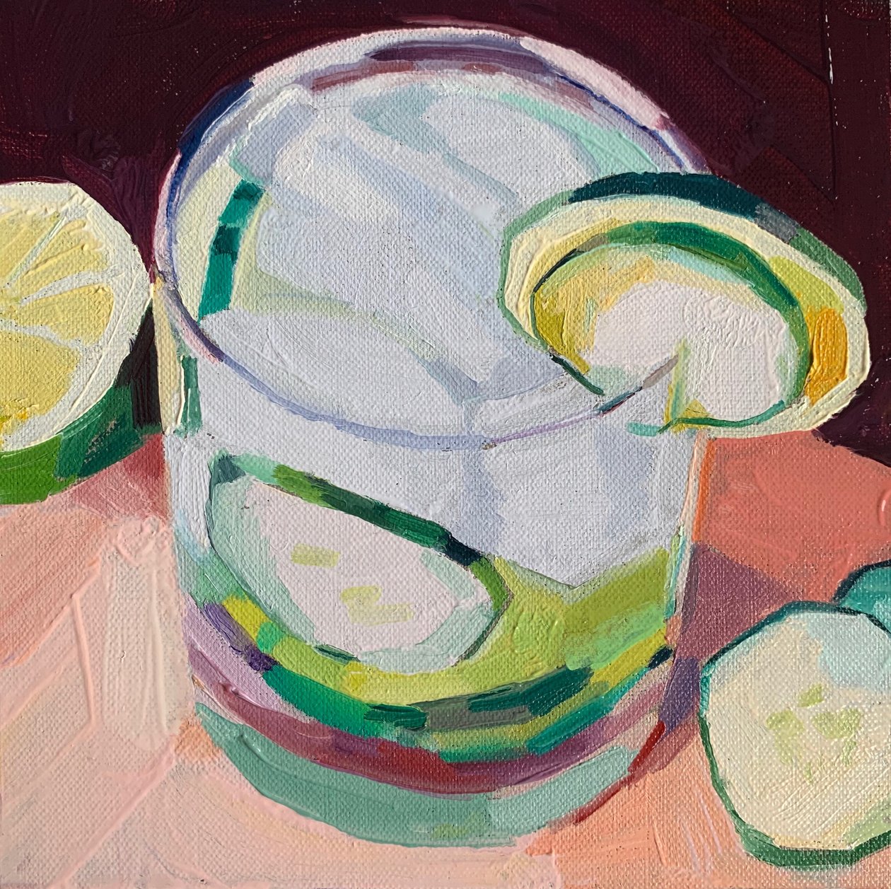 Gin og tonic, 2020 af Barbara Hoogeweegen