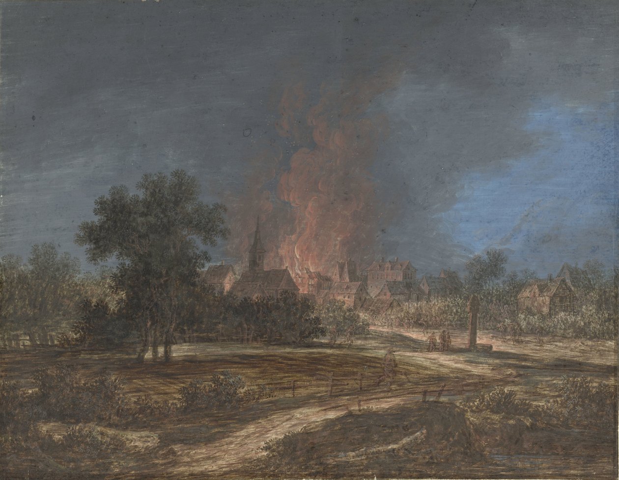 Brand i en landsby af Barbara Regina Dietzsch