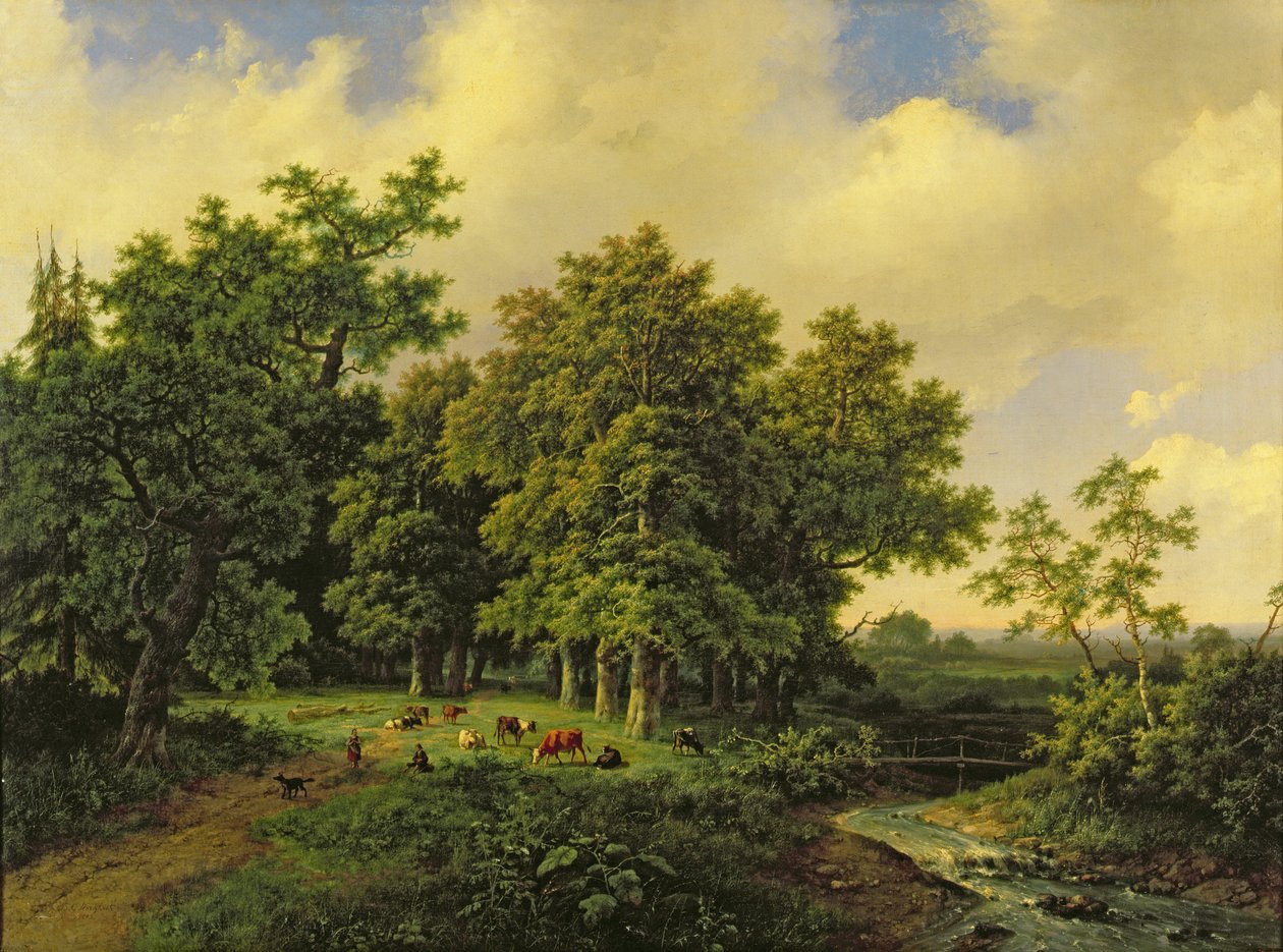 Landskab af Barend Cornelis Koekkoek