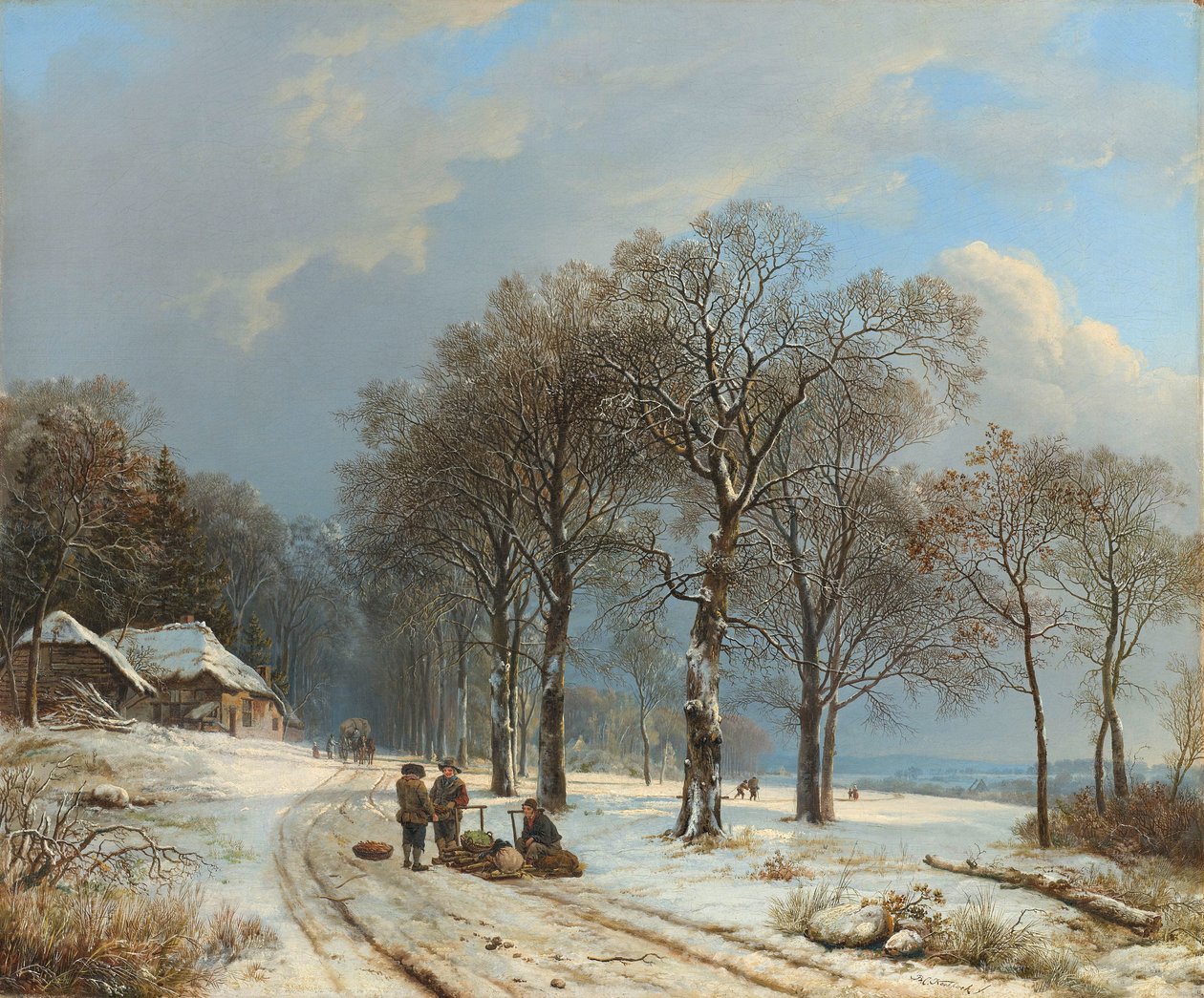 Vinterlandskab Vinterlandskab af Barend Cornelis Koekkoek