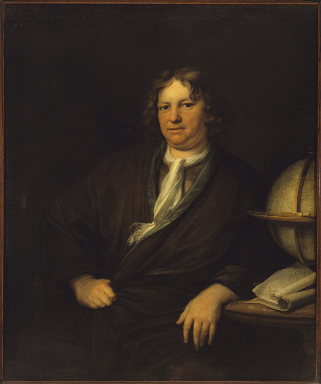 Portræt af Pieter Scholten , 1697-1699 . af Barend Graat