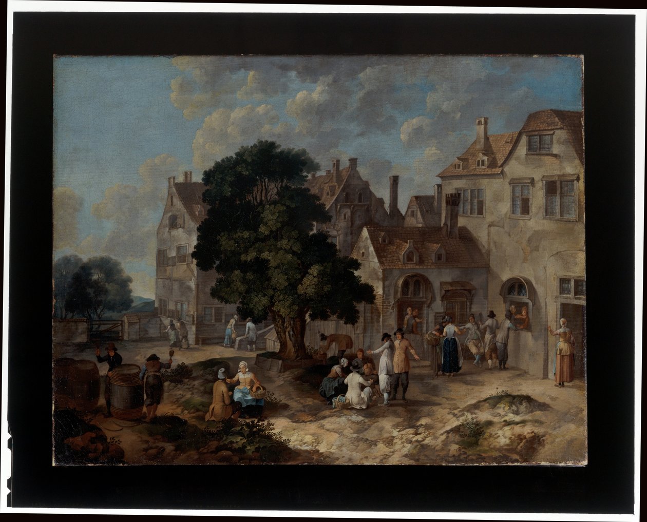 Et par landsbyscener af Barend Hendrik Thier