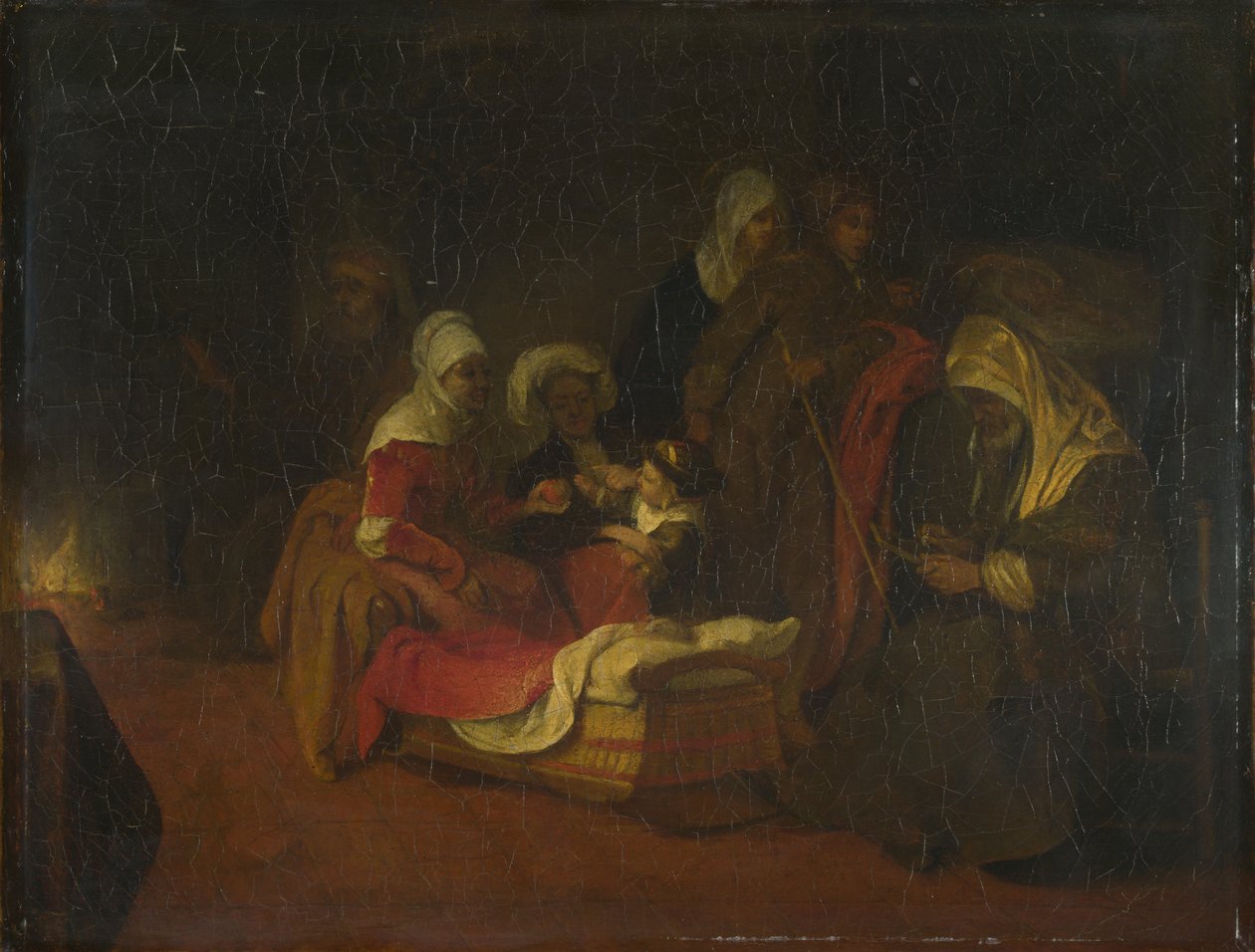 Navngivningen af Johannes Døberen, ca. 1655 af Barent Fabritius