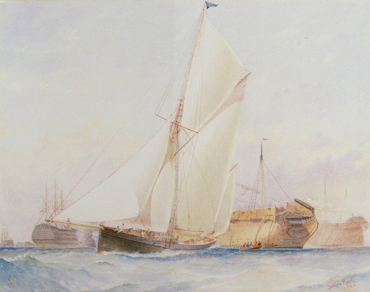 Sejlbåd DIONE, Plymouth af Barlow Moore