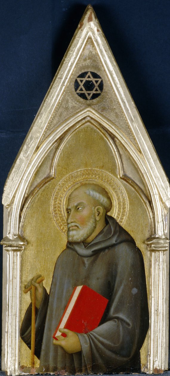 Saint, ca. 1340 (tempera på poppeltræ) af Barna da Siena