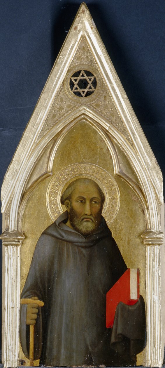 Saint, ca. 1340 (tempera på poppeltræ) af Barna da Siena