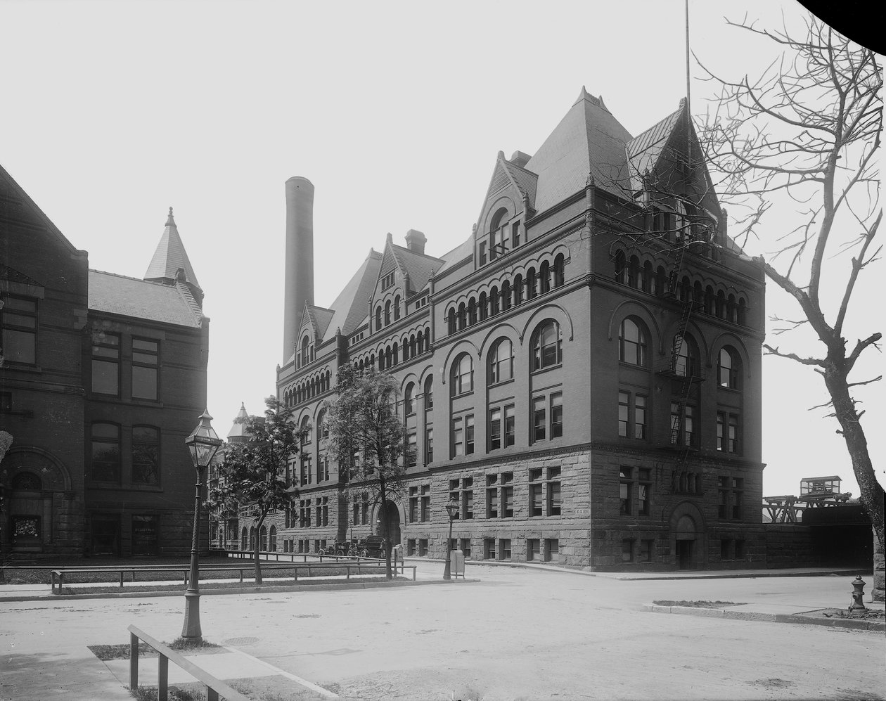 Armor Institute, Chicago, Illinois, USA, ca. 1892 (s/h-foto) af Barnes and Crosby