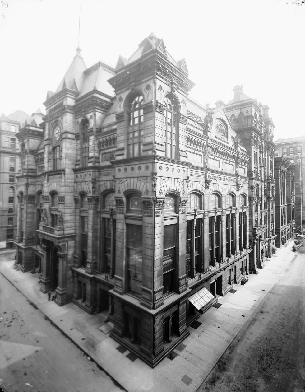 Chicago Board of Trade, Chicago, Illinois, USA, ca. 1900 (s/h-foto) af Barnes and Crosby