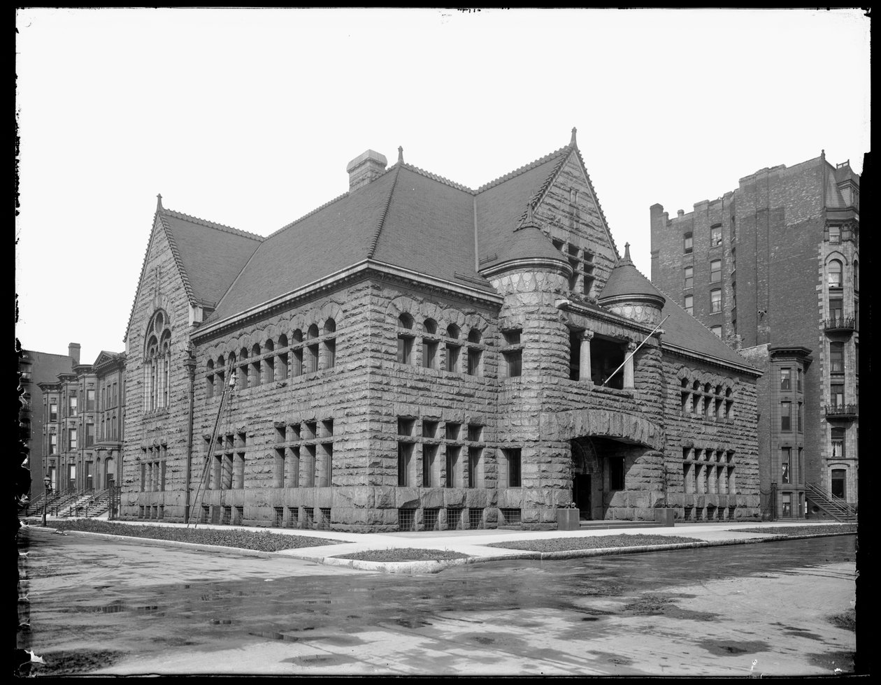 Chicago Historical Society, Chicago, Illinois, USA, ca. 1900 (s/h-billede) af Barnes and Crosby