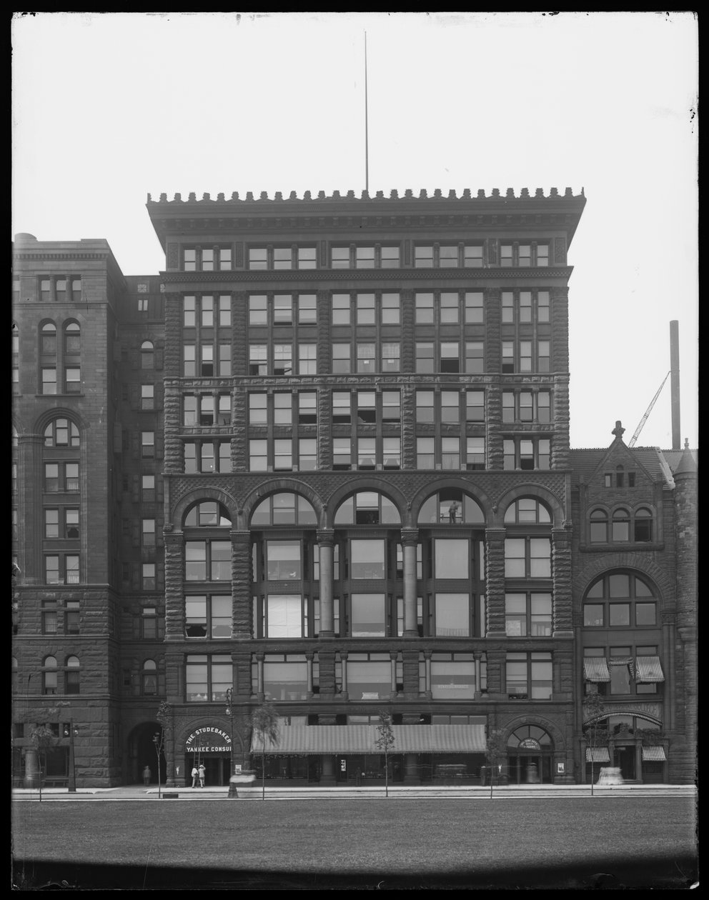 Fine Arts Building, Chicago, Illinois, USA, ca. 1903 (s/h-billede) af Barnes and Crosby