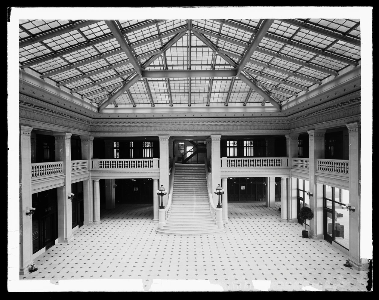 Illinois Theatre Building, Chicago, Illinois, USA, ca. 1905 (s/h-billede) af Barnes and Crosby