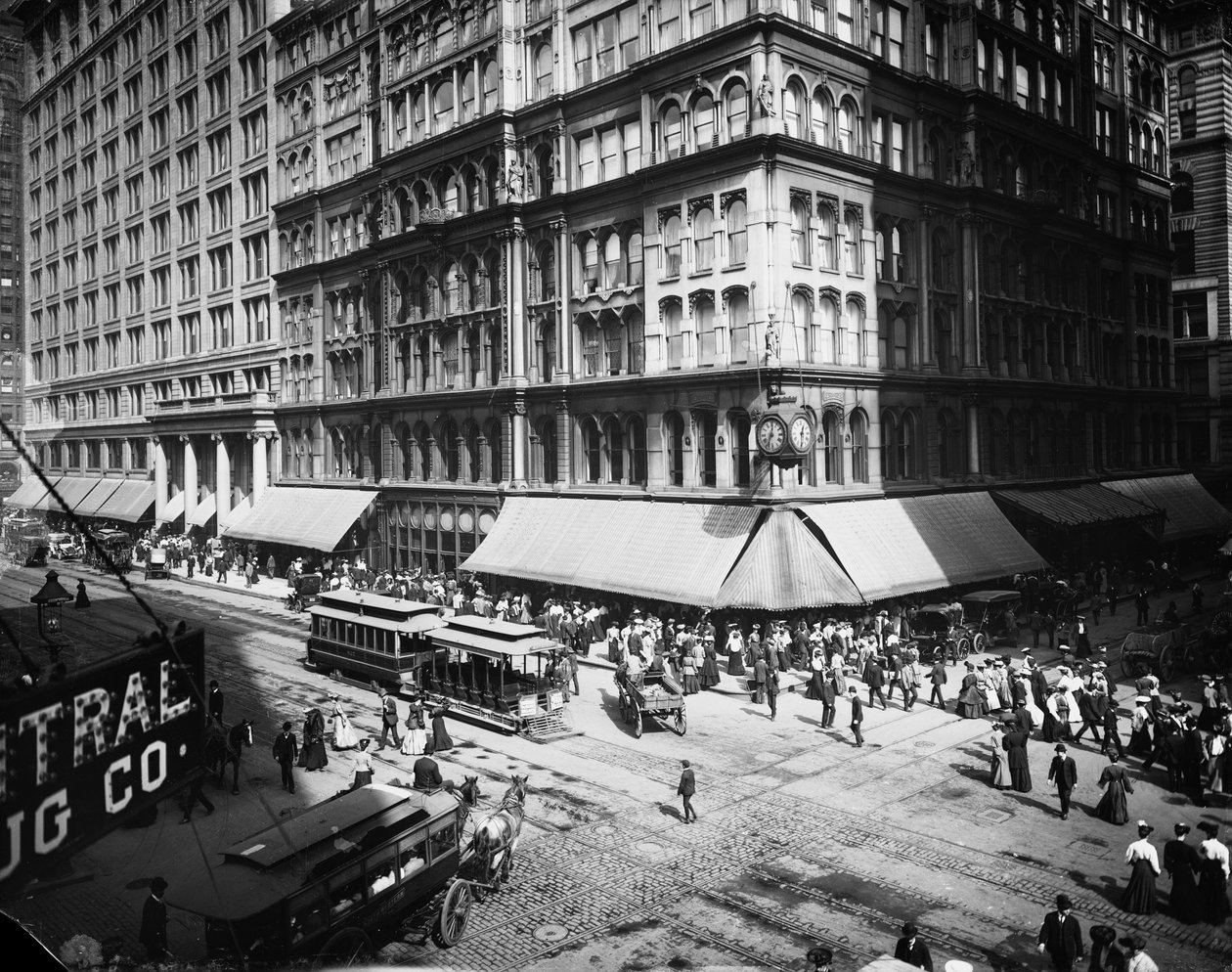 Marshall Field & Company, Chicago, Illinois, USA, ca. 1905 (s/h-billede) af Barnes and Crosby