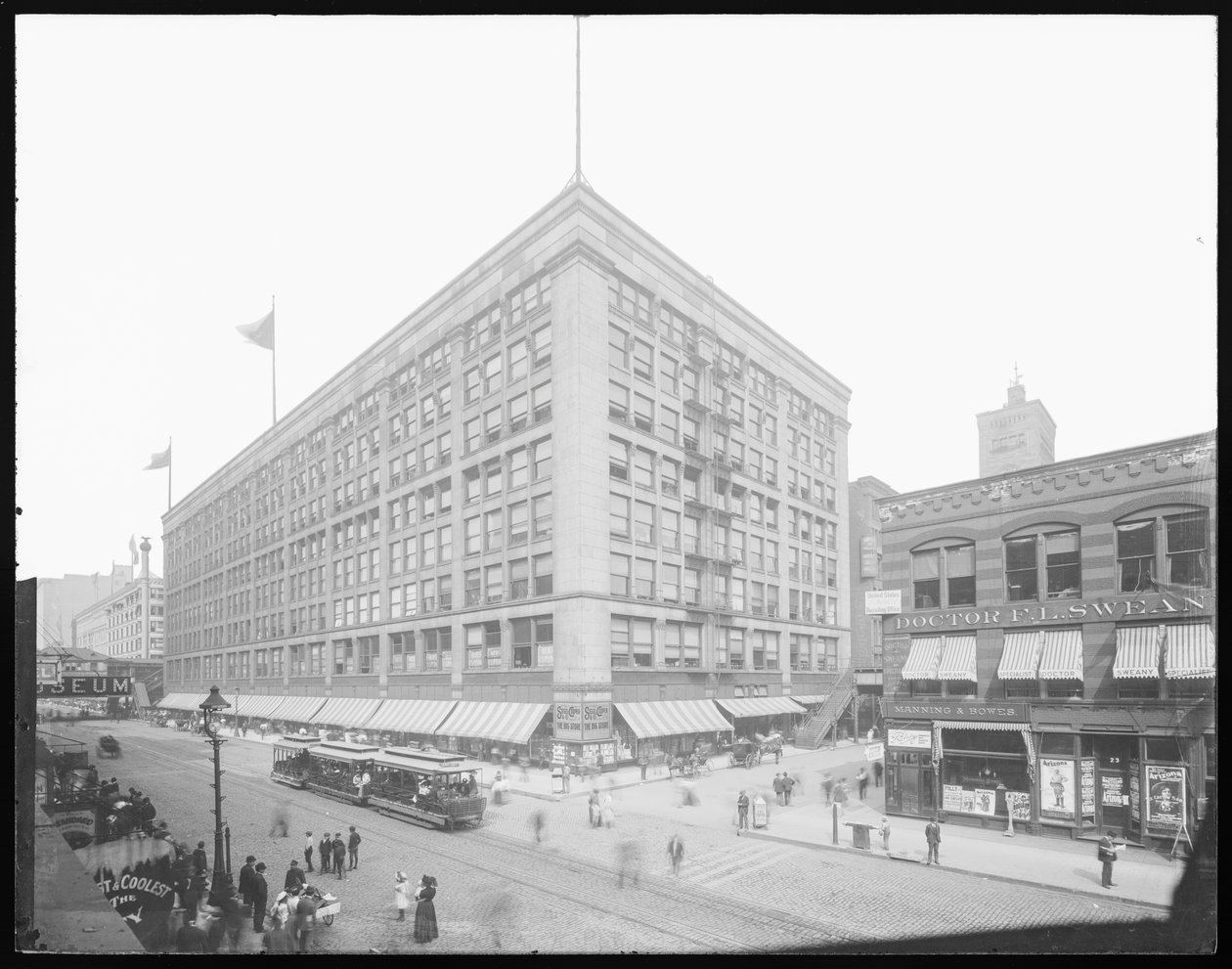 Siegel, Cooper & Company-bygning, Chicago, Illinois, USA, ca. 1905 (s/h-foto) af Barnes and Crosby