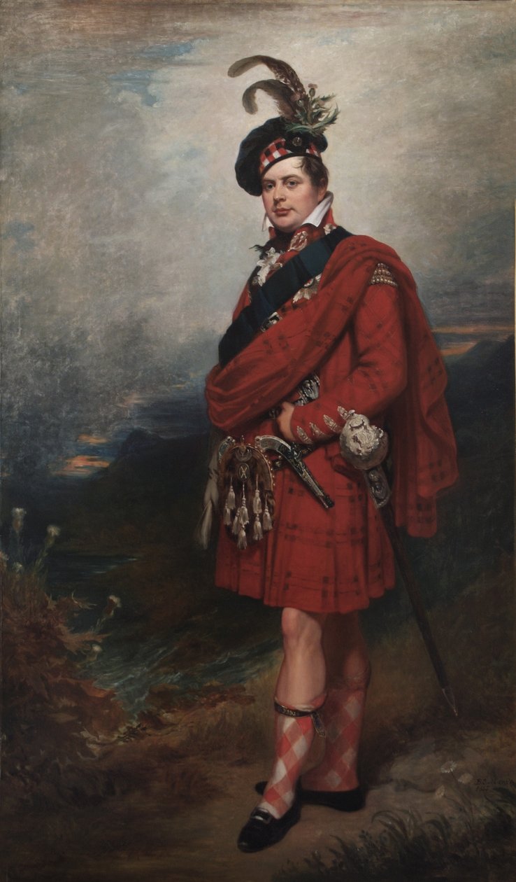 Augustus Frederick, hertug af Sussex, i højlandsdragt, 1885 af Barnett Samuel Marks