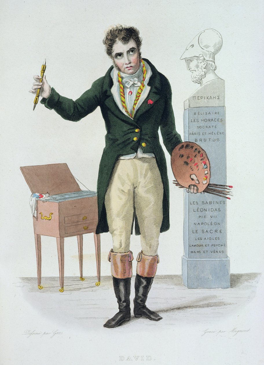 Jacques Louis David (1771-1835), illustration til 