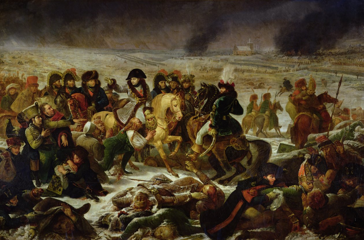 Napoleon på slagmarken ved Eylau, 9. februar 1807, 1808 af Antoine Jean Gros