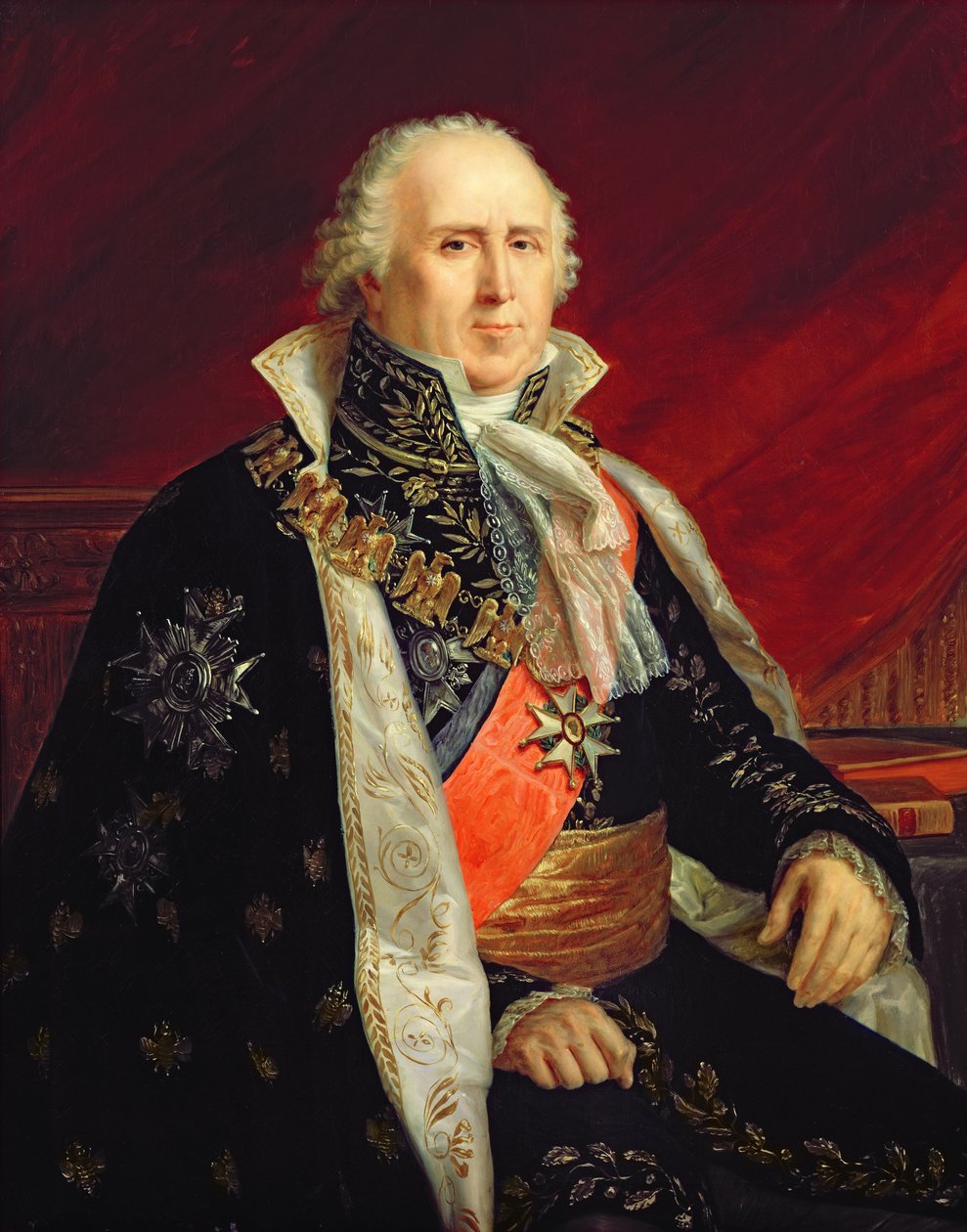 Charles-Francois Lebrun (1739-1824) hertug af Plaisance i kostume af imperiets ærkekasserer af Baron François Pascal Simon Gérard