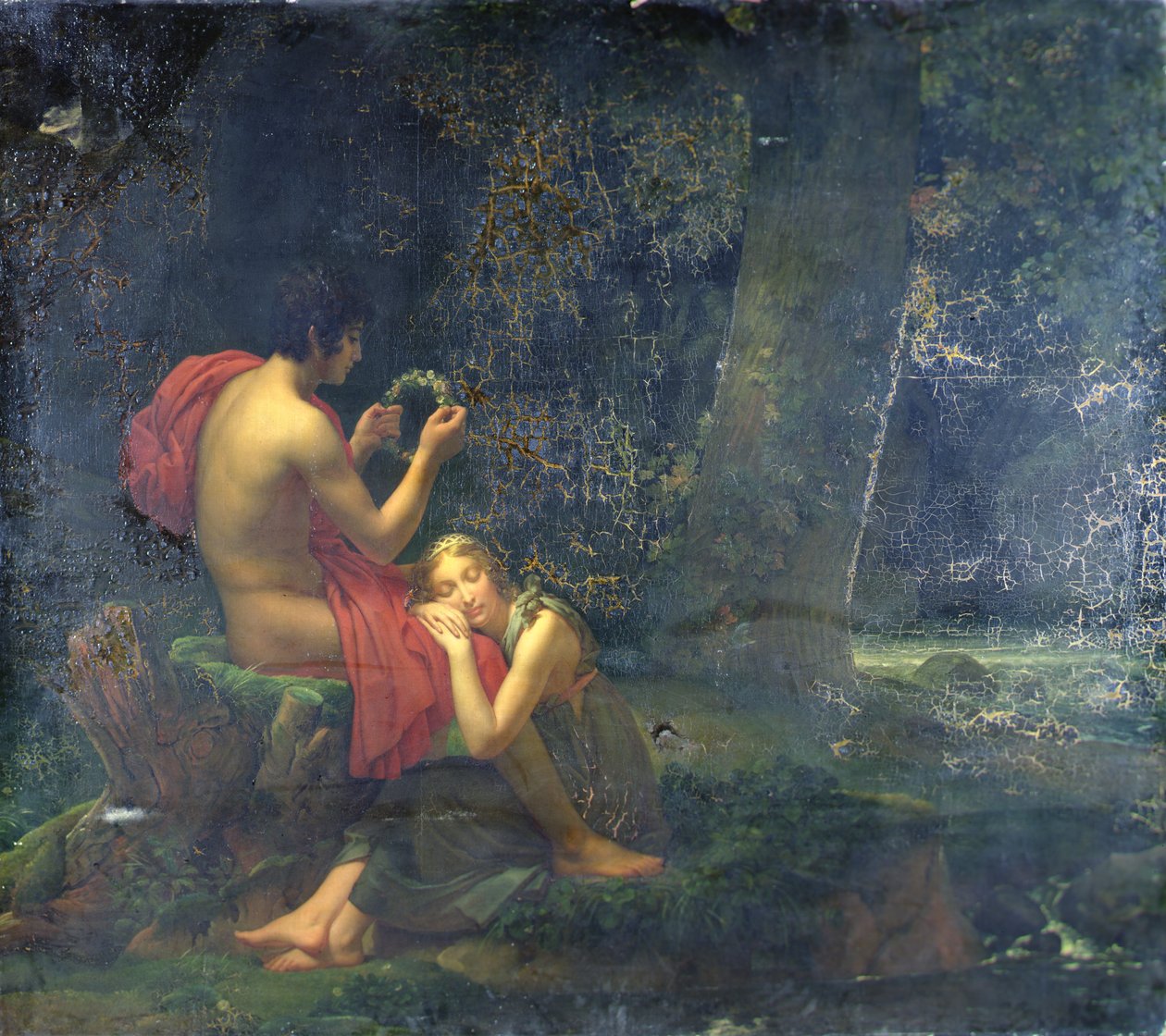 Daphnis og Chloe, 1824-25 af Baron François Pascal Simon Gérard