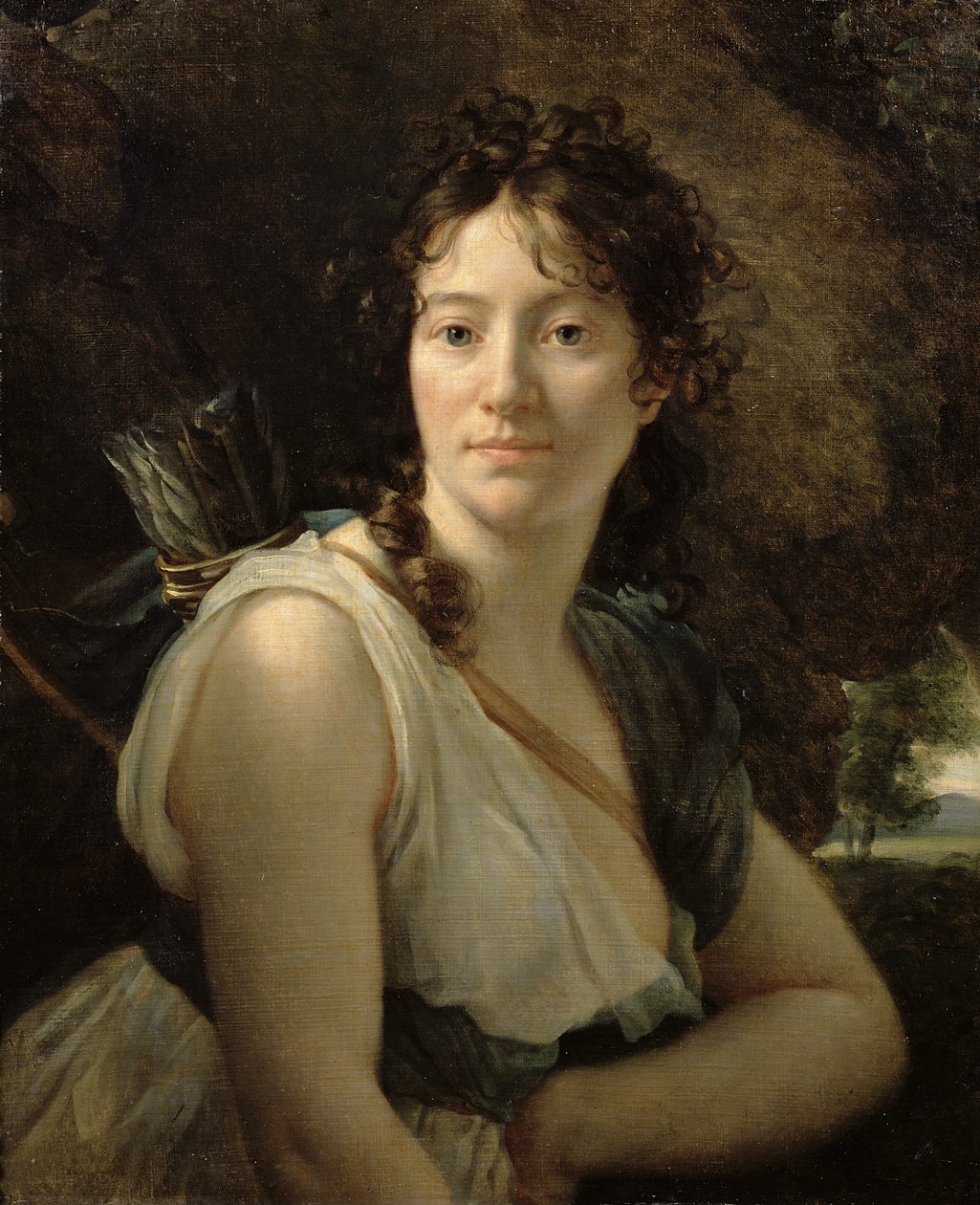 Mademoiselle Duchesnoy i rollen som Dido af Baron François Pascal Simon Gérard