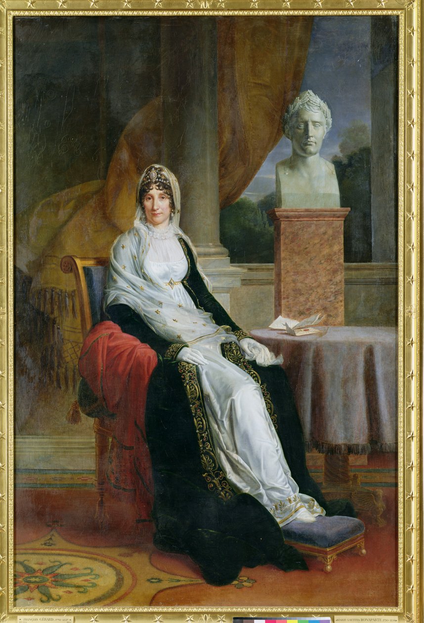 Marie-Laetitia Ramolino (1750-1836) 1803 af Baron François Pascal Simon Gérard