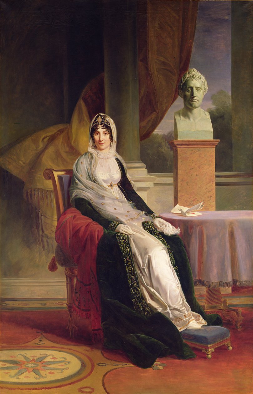 Marie-Laetitia Ramolino (1750-1836) 1803 af Baron François Pascal Simon Gérard