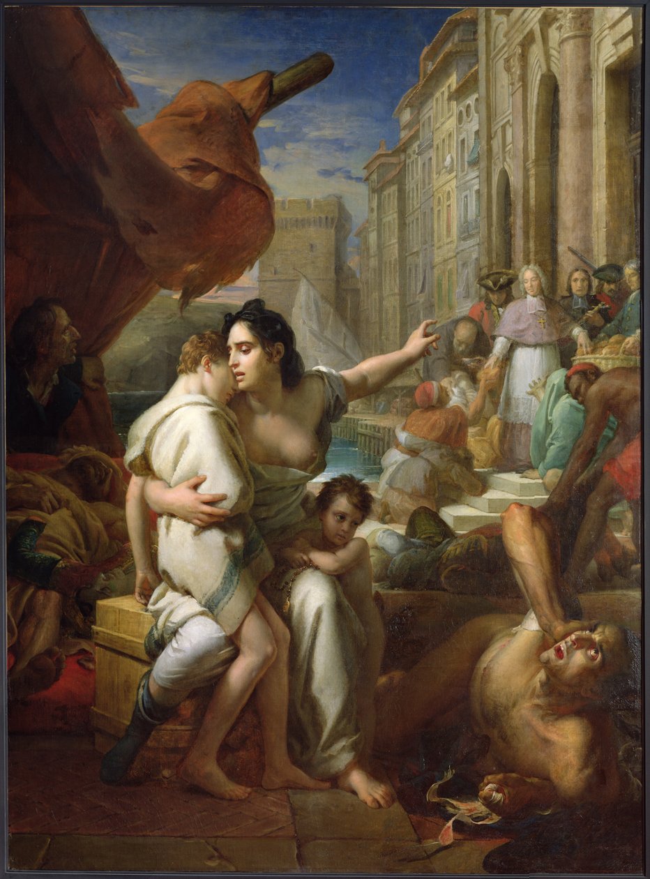 Monseigneur de Belsunce (1670-1755) under Marseillepesten i 1720, ca. 1825 af Baron François Pascal Simon Gérard