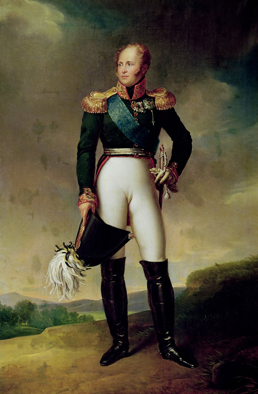 Portræt af Alexander I (1777-1825) 1814 af Baron François Pascal Simon Gérard