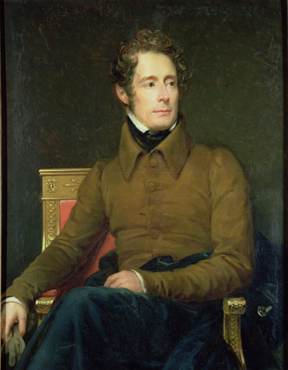 Portræt af Alphonse de Lamartine (1790-1869), 1831 af Baron François Pascal Simon Gérard