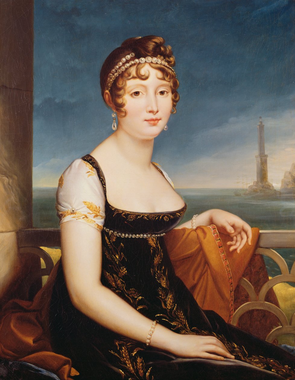 Portræt af Caroline Bonaparte, dronning af Napoli af Baron François Pascal Simon Gérard