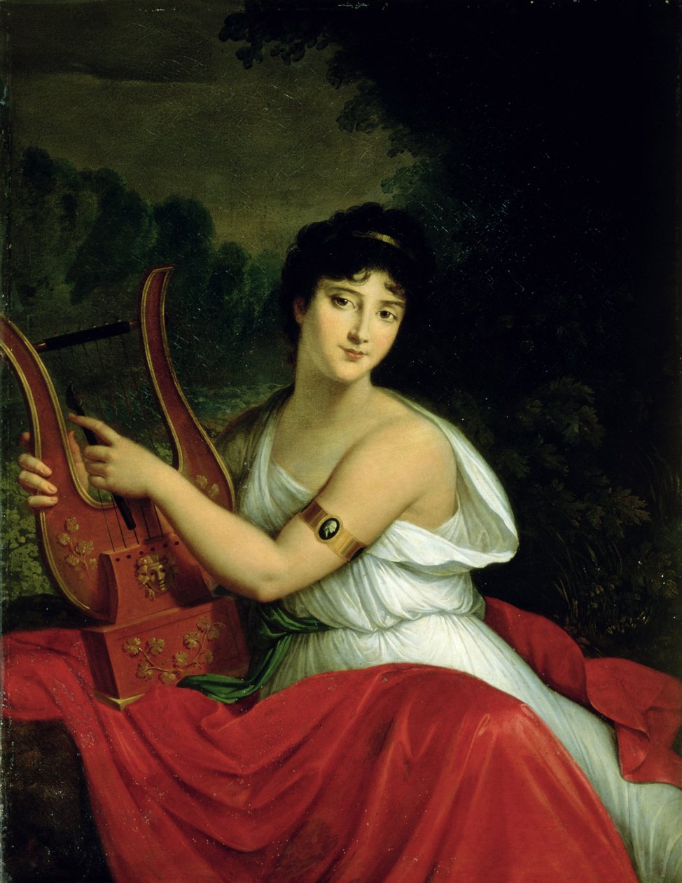 Portræt af Madame de la Pleigne af Baron François Pascal Simon Gérard