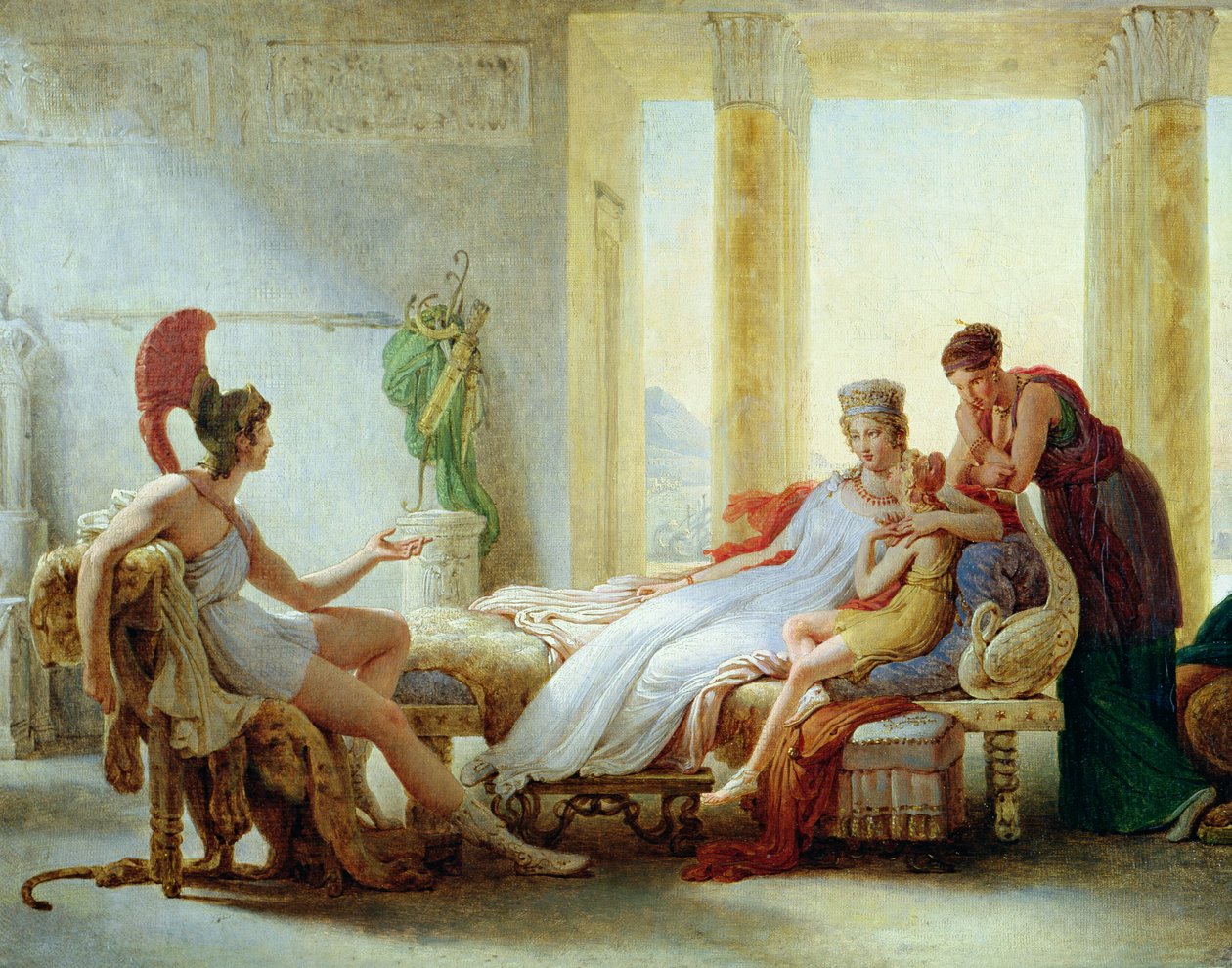 Aeneas fortæller Dido om katastrofen i Troy, 1815 af Baron Pierre Narcisse Guerin